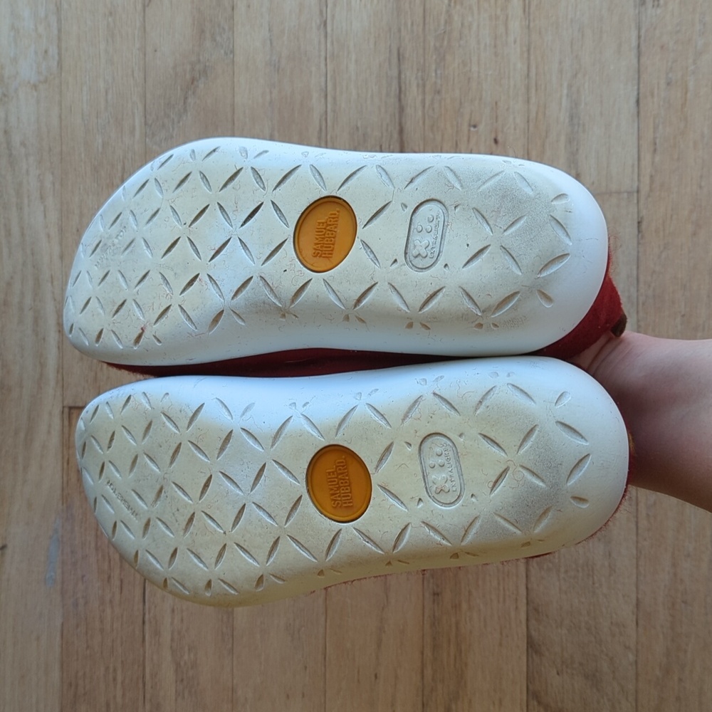 Samuel Hubbard Red Wool 🦙 Clog / Shoes Women's Size 9 Made In Portugal - Picture 5 of 9